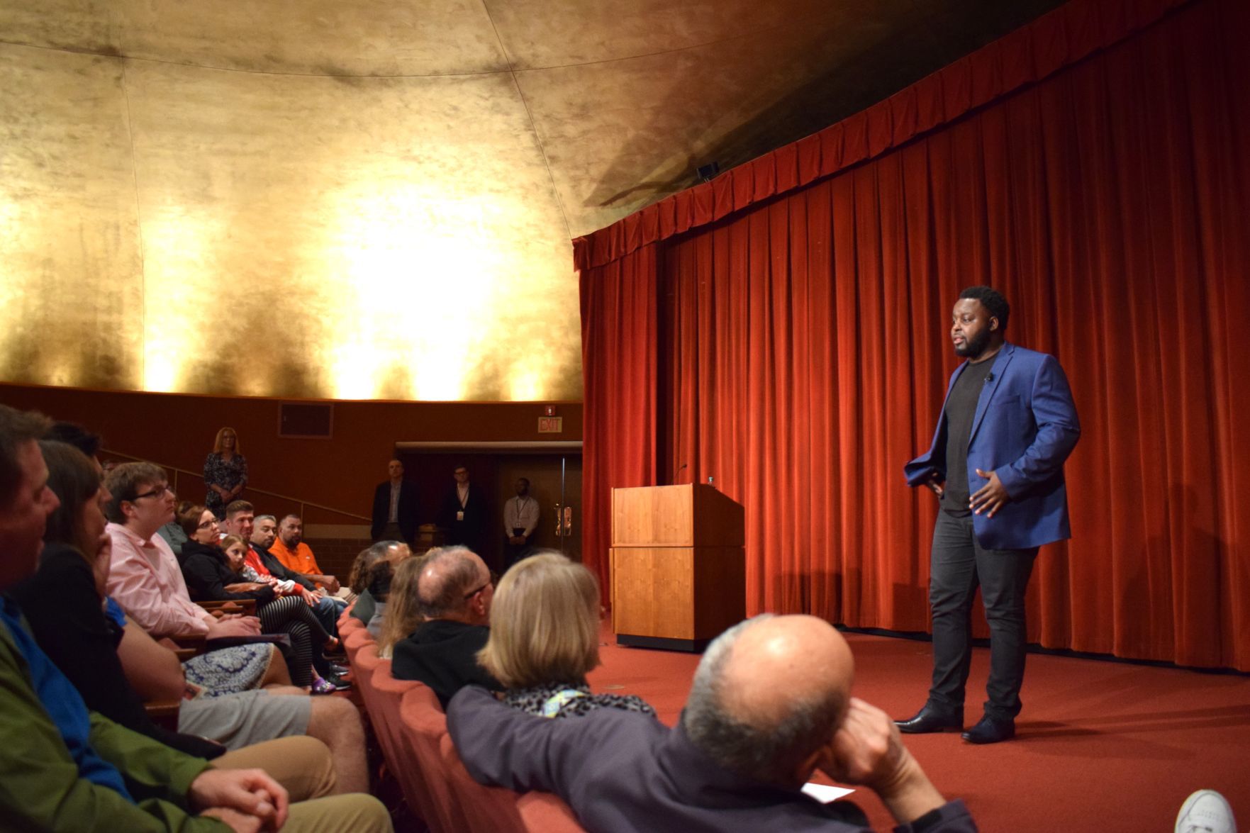 Montee Ball and crowd
